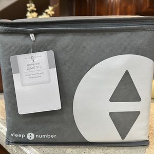 Sleep number duvet set